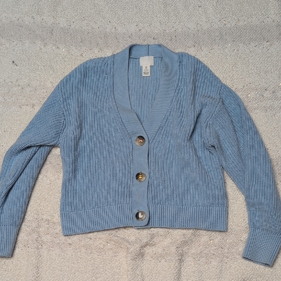 H&M Sweaters - H&M Blue Cardigan Sweater